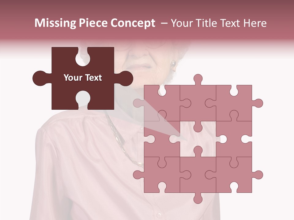 Retirement Smile Human PowerPoint Template