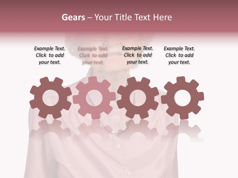 Retirement Smile Human PowerPoint Template