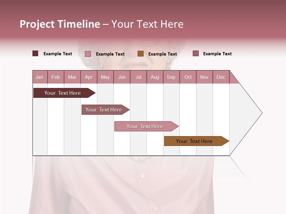Retirement Smile Human PowerPoint Template
