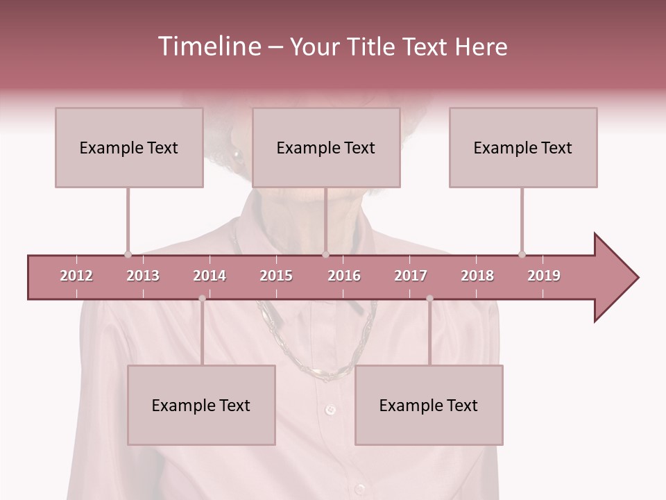 Retirement Smile Human PowerPoint Template
