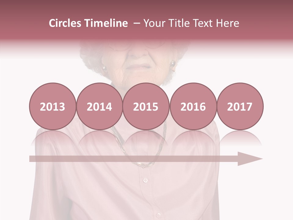 Retirement Smile Human PowerPoint Template