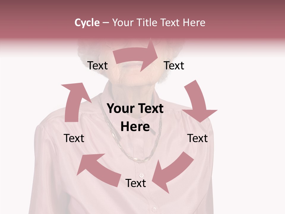 Retirement Smile Human PowerPoint Template