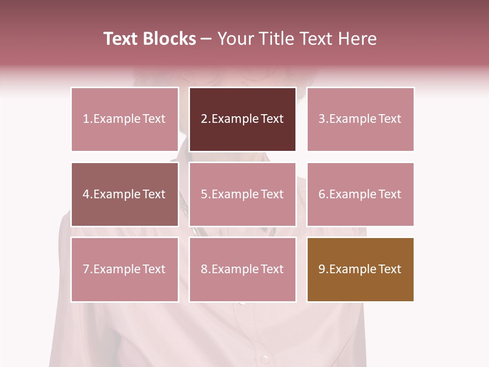 Retirement Smile Human PowerPoint Template