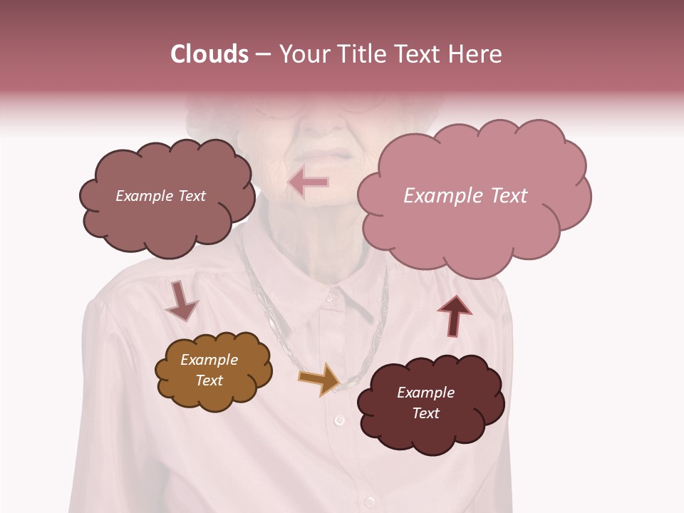 Retirement Smile Human PowerPoint Template