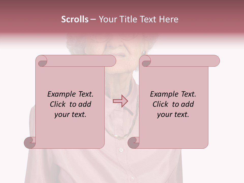 Retirement Smile Human PowerPoint Template