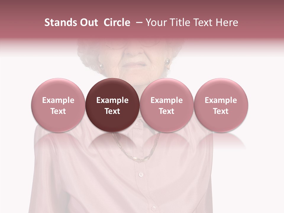 Retirement Smile Human PowerPoint Template
