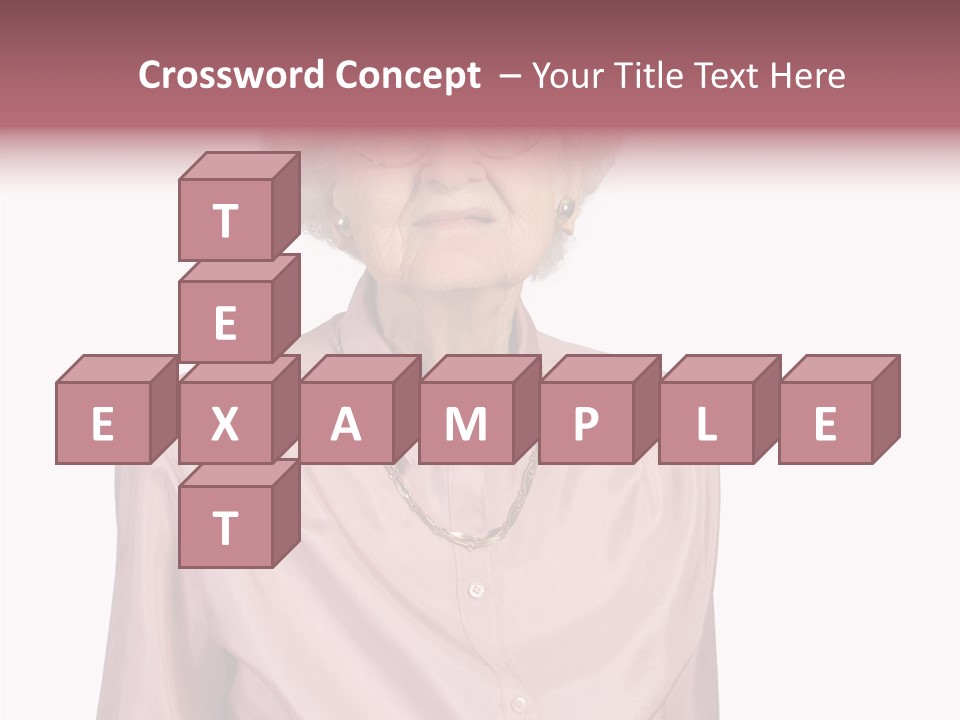 Retirement Smile Human PowerPoint Template