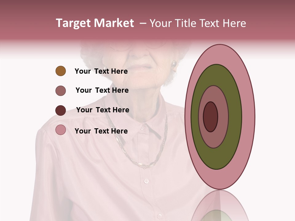 Retirement Smile Human PowerPoint Template