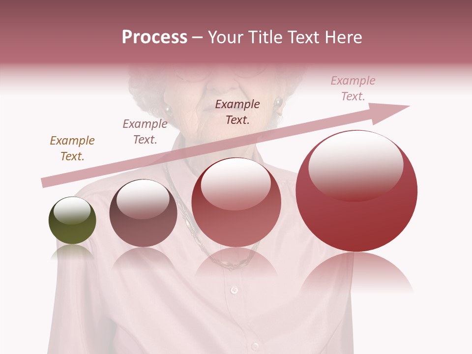Retirement Smile Human PowerPoint Template