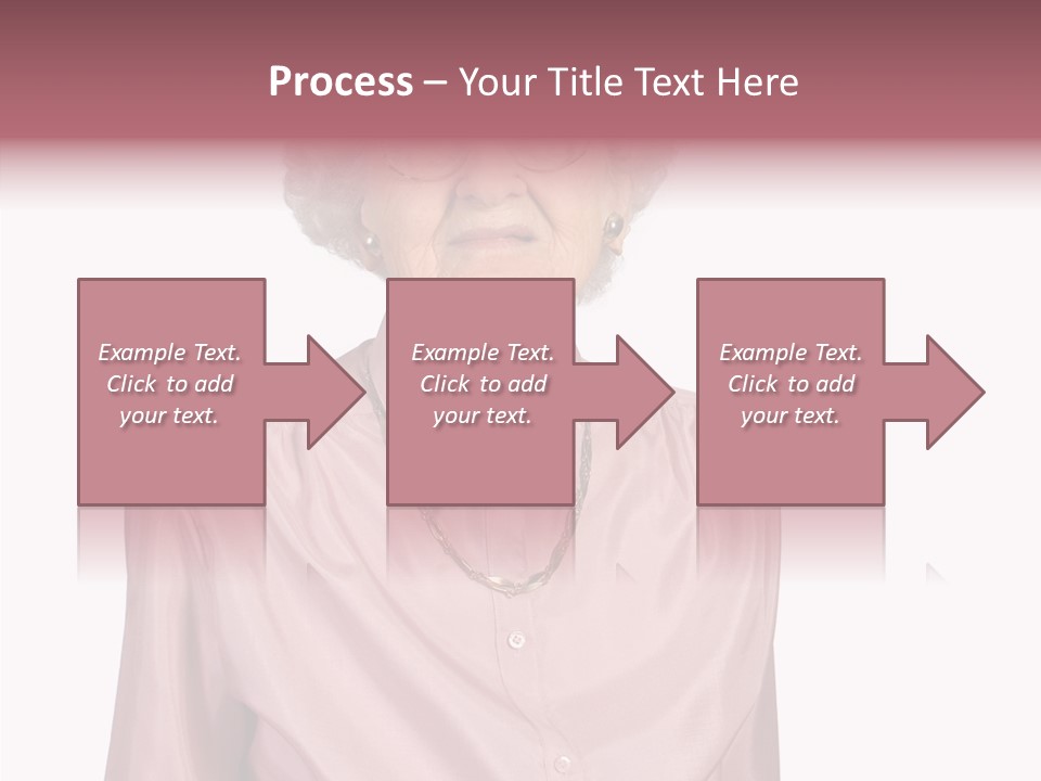 Retirement Smile Human PowerPoint Template