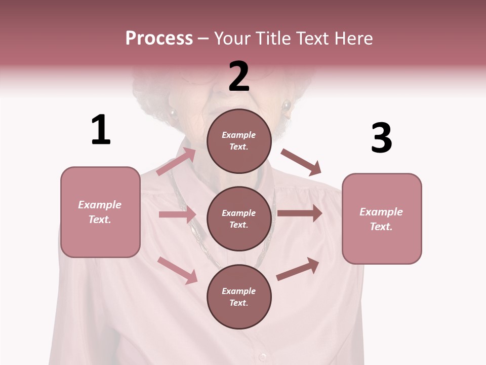 Retirement Smile Human PowerPoint Template