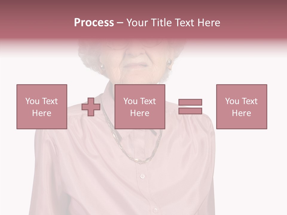 Retirement Smile Human PowerPoint Template