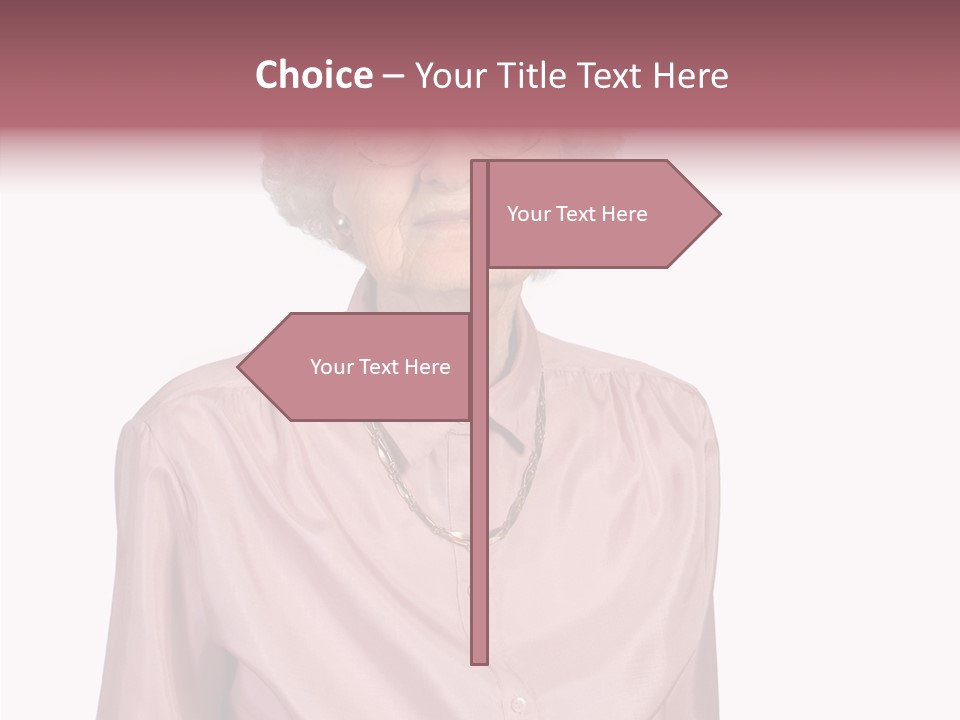 Retirement Smile Human PowerPoint Template