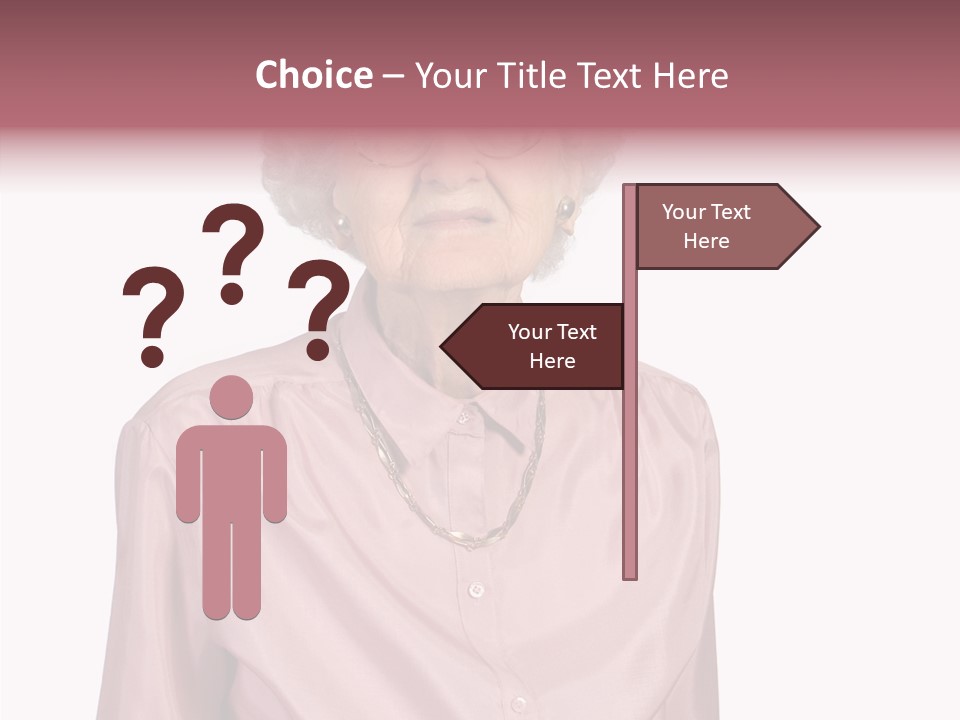 Retirement Smile Human PowerPoint Template