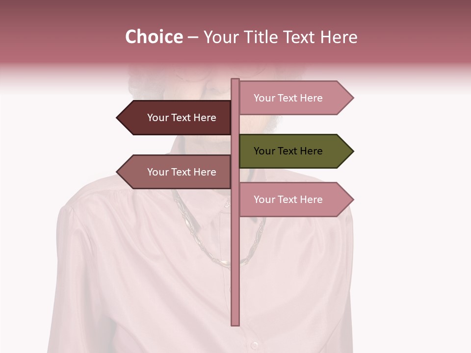 Retirement Smile Human PowerPoint Template