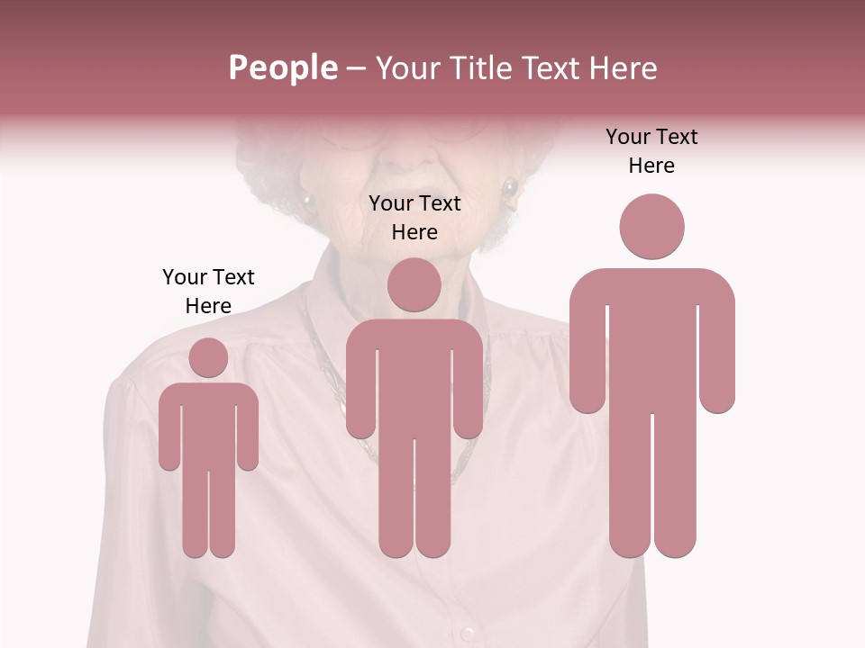 Retirement Smile Human PowerPoint Template