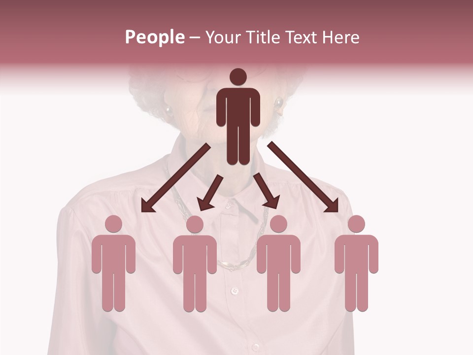 Retirement Smile Human PowerPoint Template