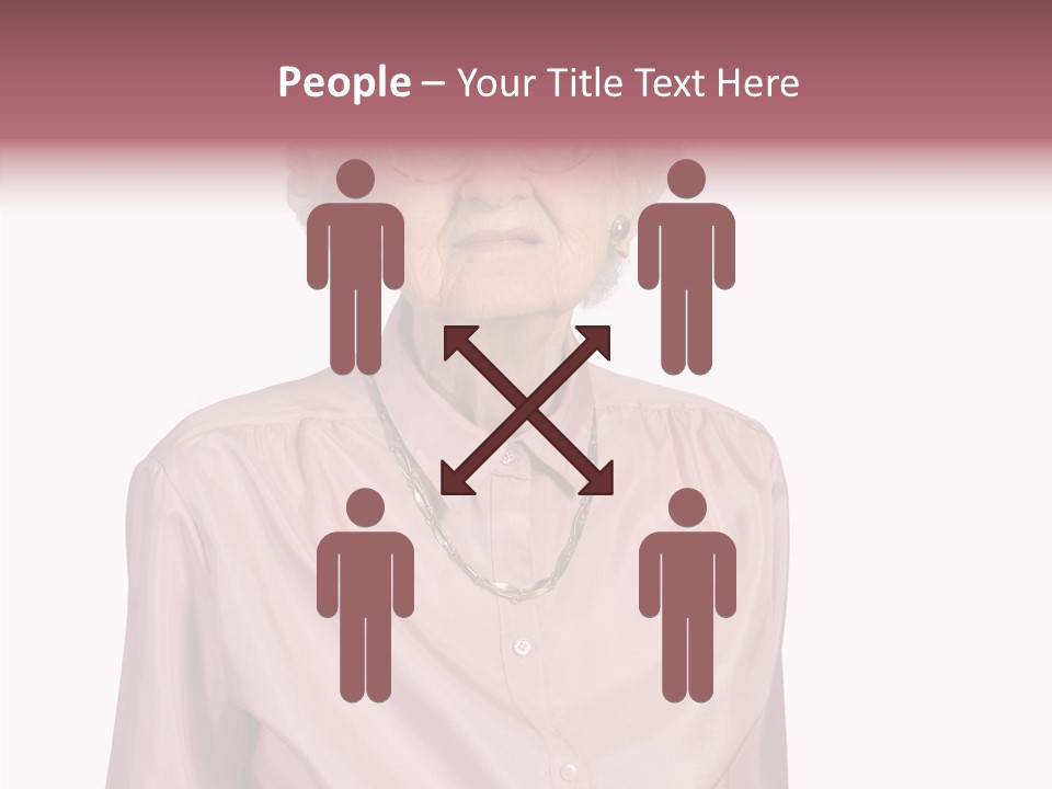 Retirement Smile Human PowerPoint Template