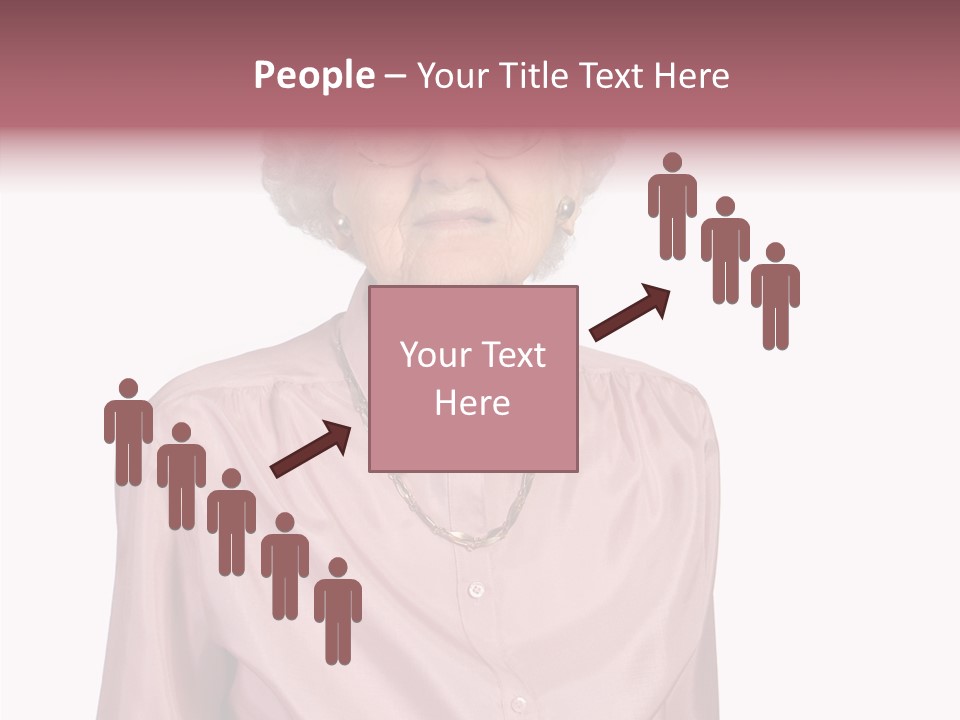 Retirement Smile Human PowerPoint Template