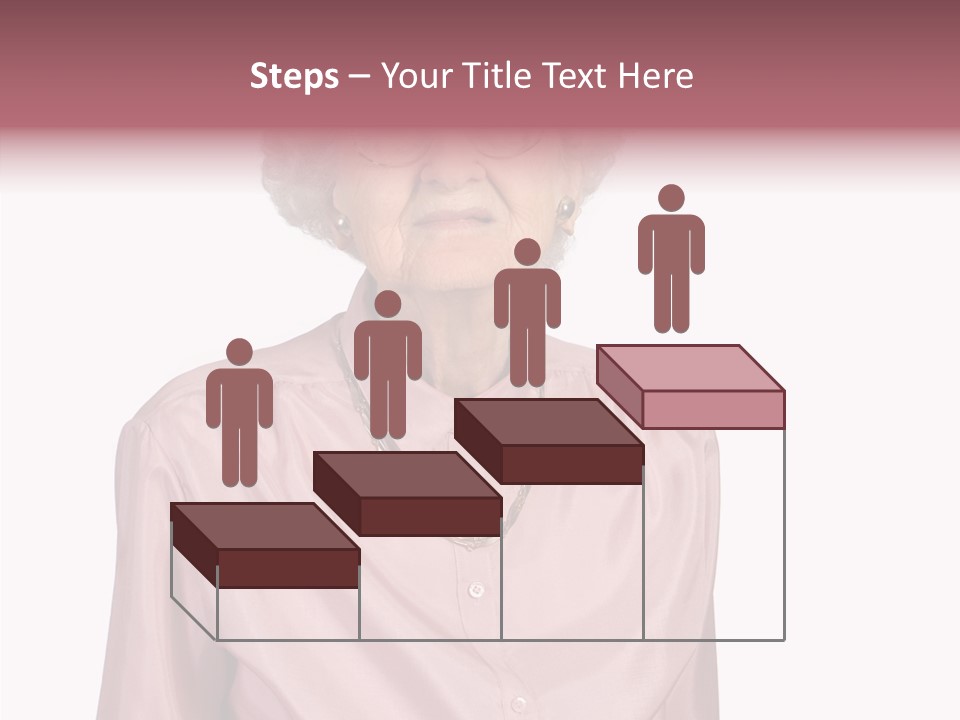 Retirement Smile Human PowerPoint Template