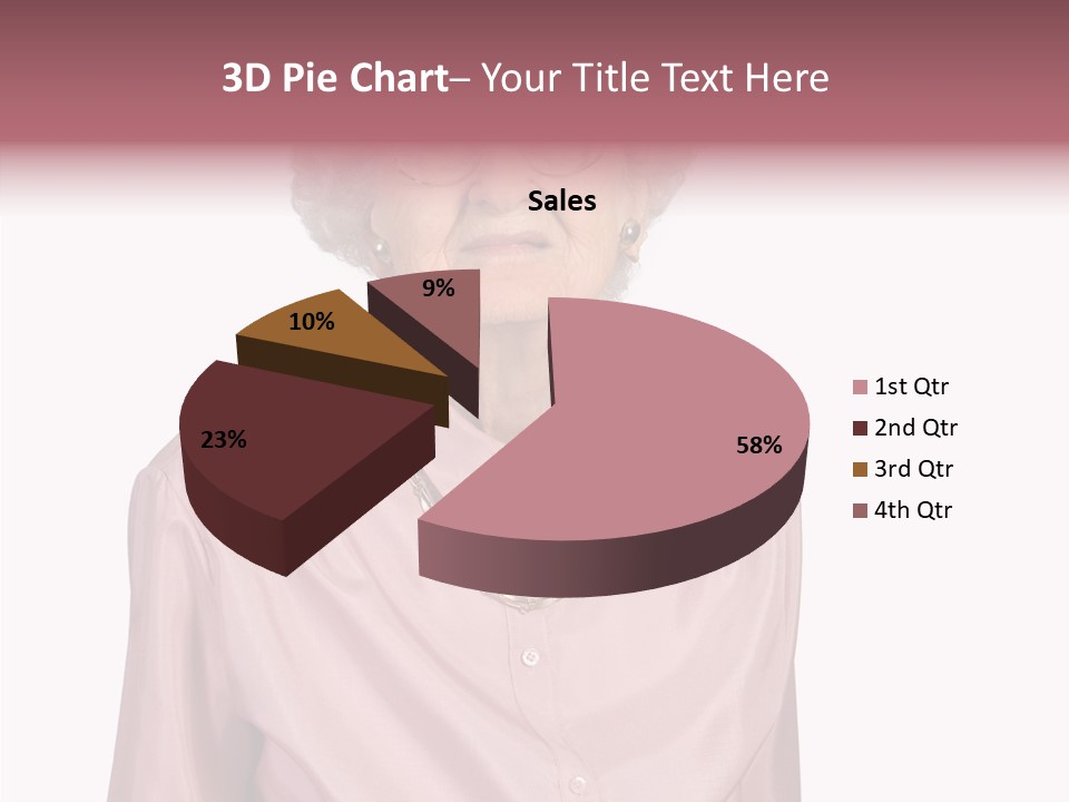 Retirement Smile Human PowerPoint Template