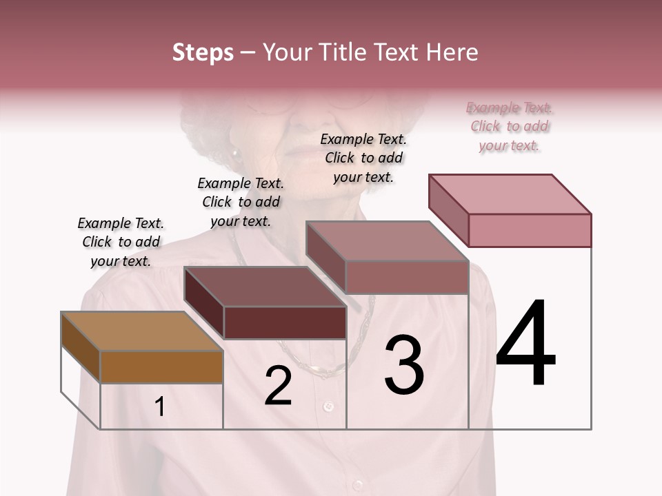 Retirement Smile Human PowerPoint Template