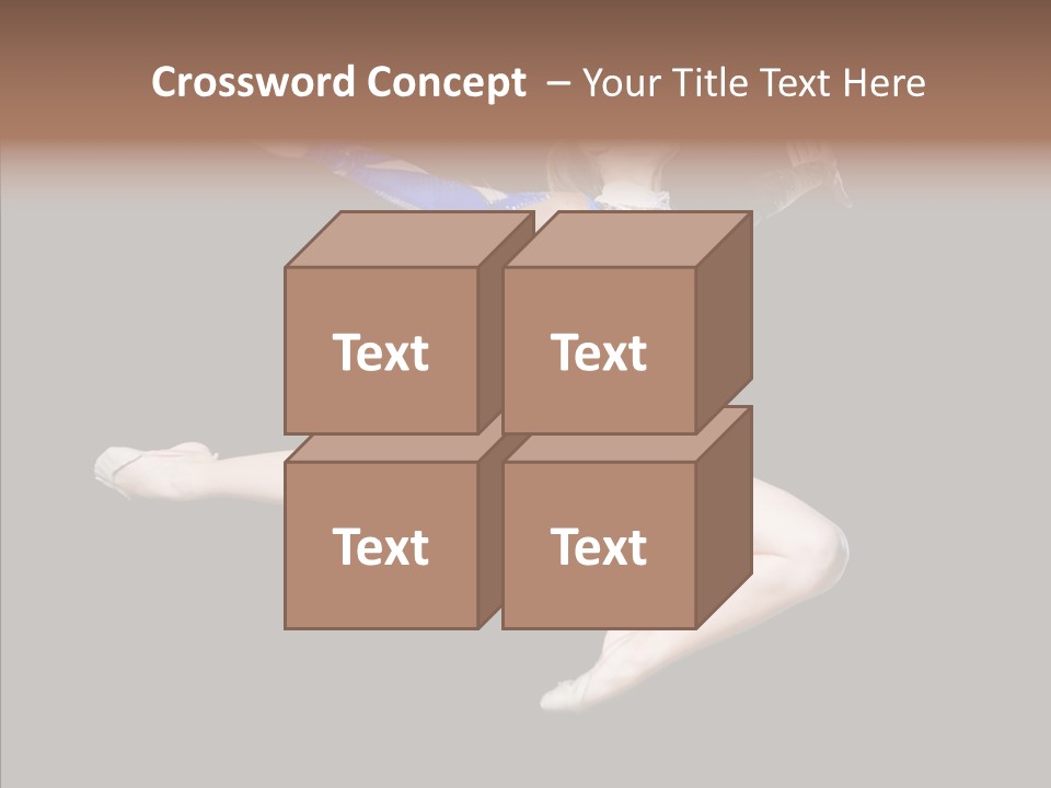 Gymnastics Training Aerobics PowerPoint Template