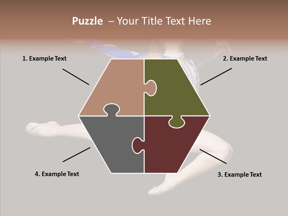 Gymnastics Training Aerobics PowerPoint Template