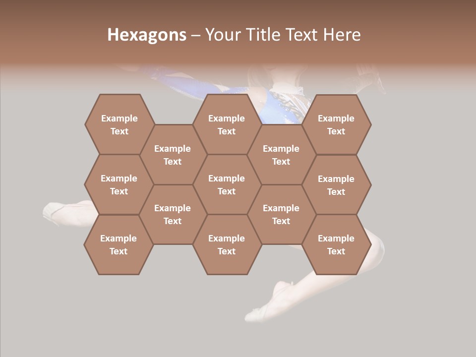 Gymnastics Training Aerobics PowerPoint Template