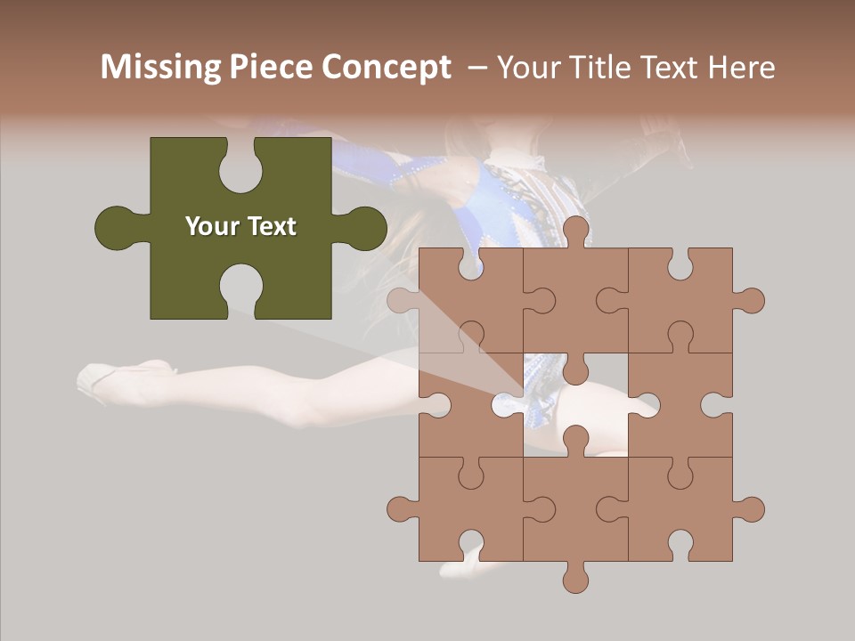 Gymnastics Training Aerobics PowerPoint Template