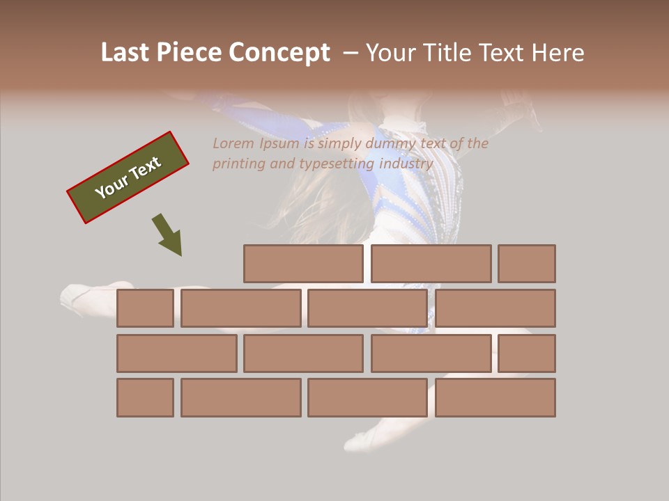 Gymnastics Training Aerobics PowerPoint Template