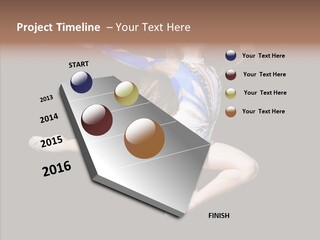 Gymnastics Training Aerobics PowerPoint Template