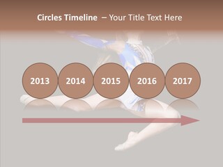 Gymnastics Training Aerobics PowerPoint Template