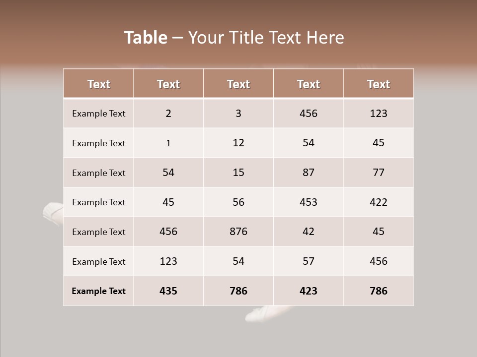 Gymnastics Training Aerobics PowerPoint Template