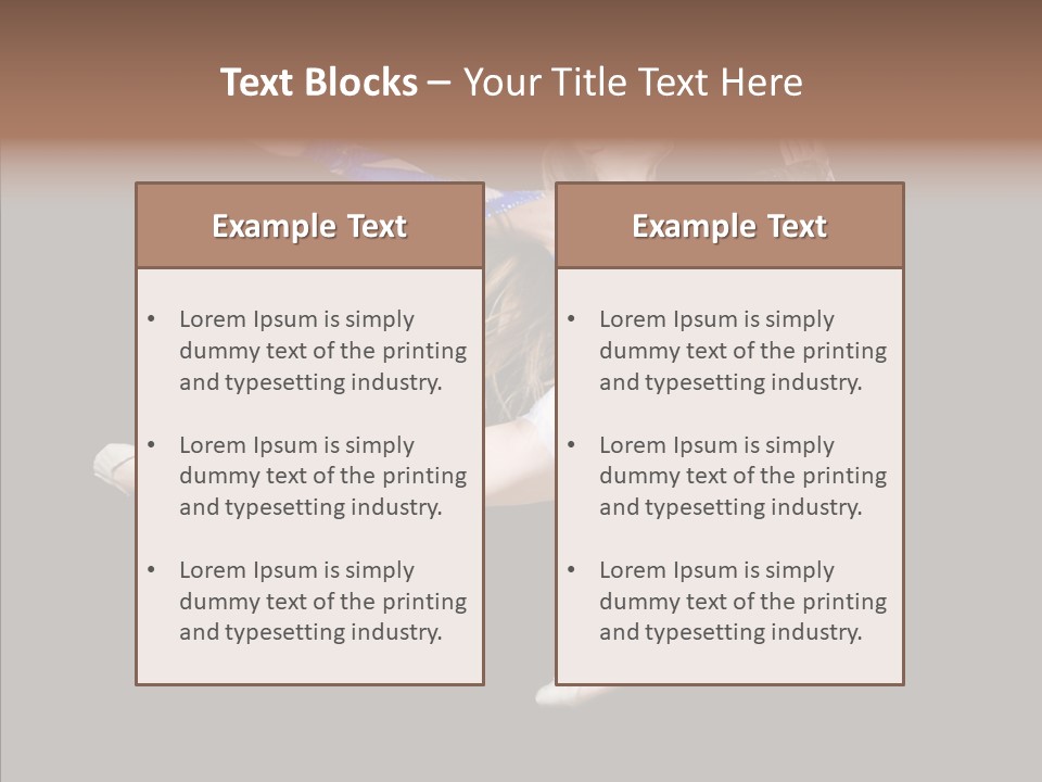Gymnastics Training Aerobics PowerPoint Template