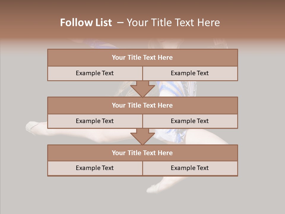 Gymnastics Training Aerobics PowerPoint Template