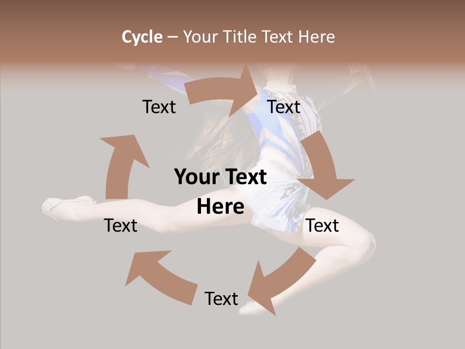 Gymnastics Training Aerobics PowerPoint Template