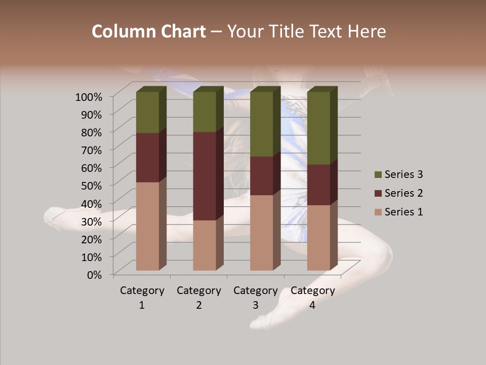 Gymnastics Training Aerobics PowerPoint Template