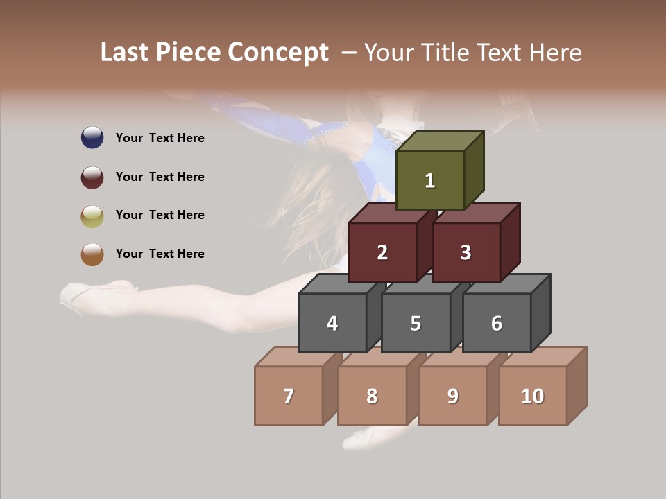 Gymnastics Training Aerobics PowerPoint Template