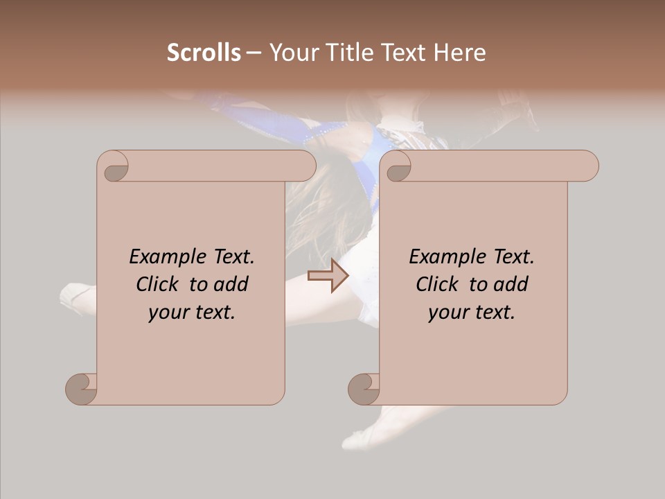 Gymnastics Training Aerobics PowerPoint Template