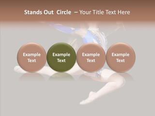 Gymnastics Training Aerobics PowerPoint Template