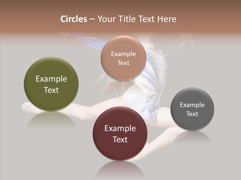 Gymnastics Training Aerobics PowerPoint Template