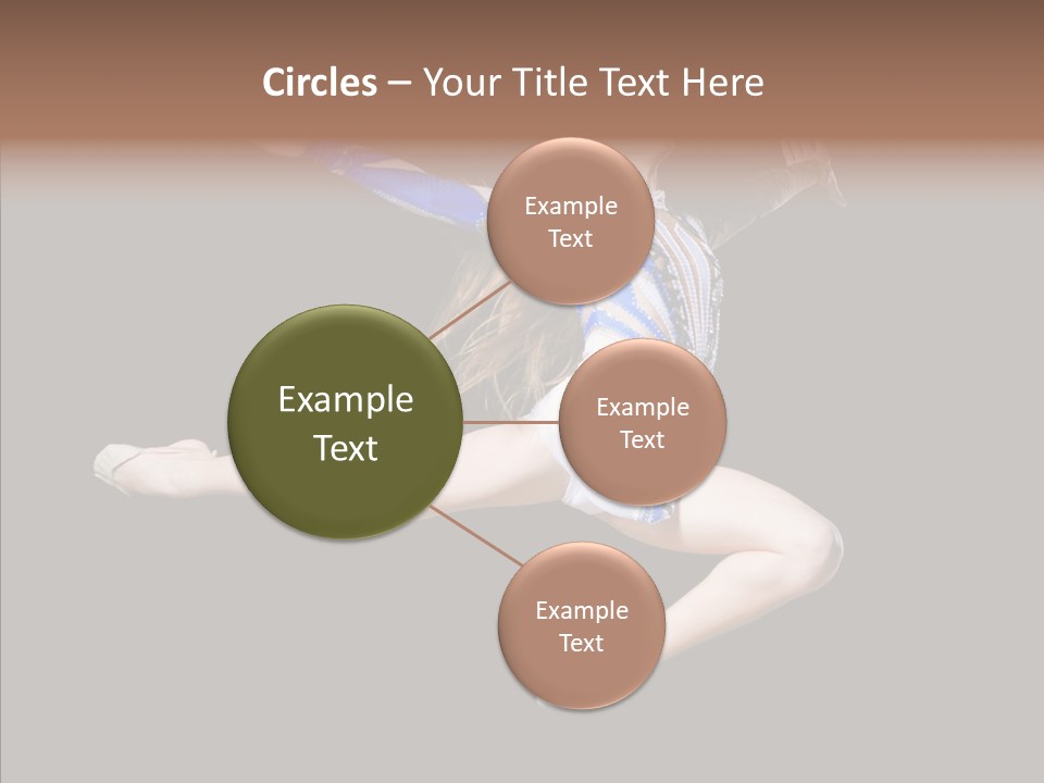 Gymnastics Training Aerobics PowerPoint Template