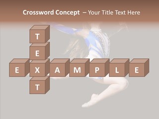 Gymnastics Training Aerobics PowerPoint Template