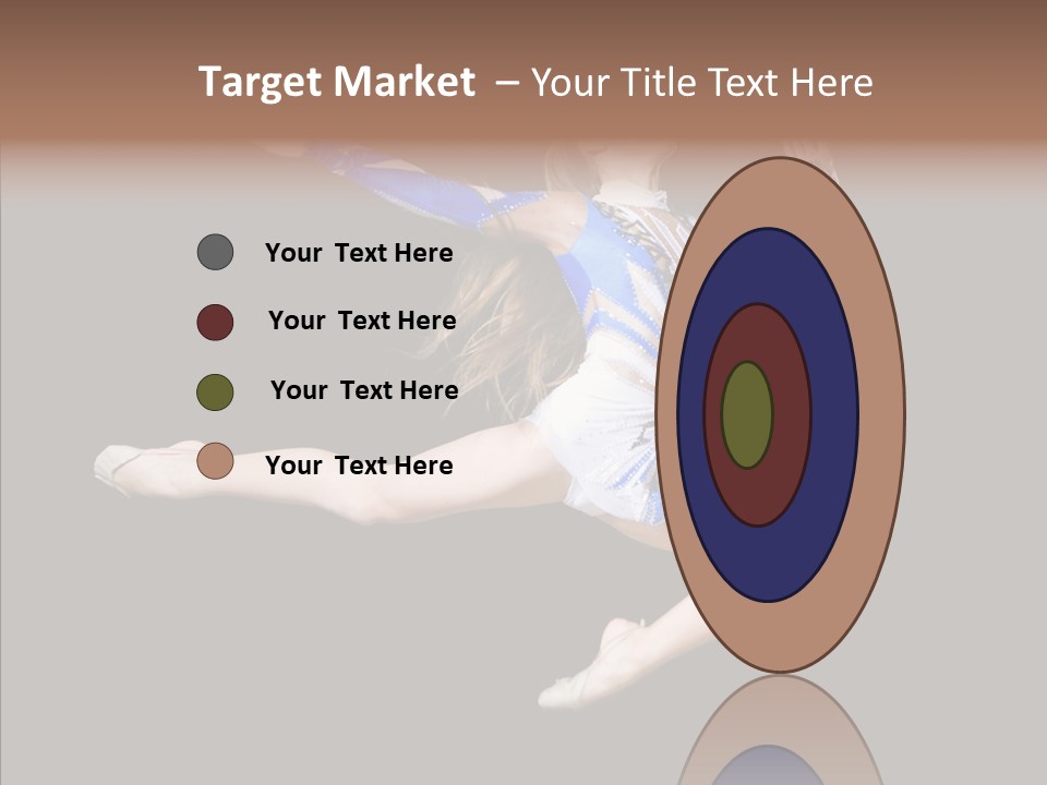 Gymnastics Training Aerobics PowerPoint Template