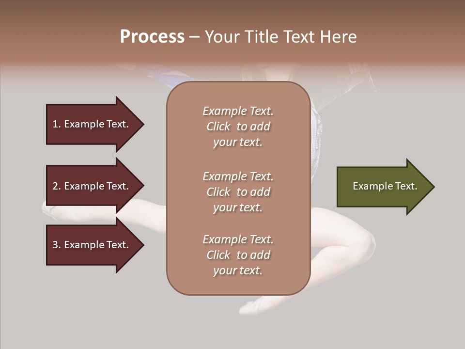 Gymnastics Training Aerobics PowerPoint Template