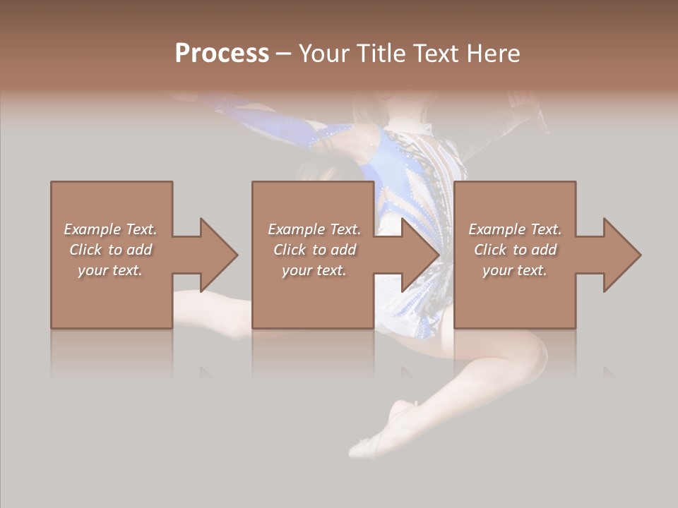Gymnastics Training Aerobics PowerPoint Template