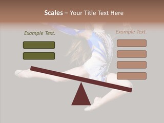 Gymnastics Training Aerobics PowerPoint Template