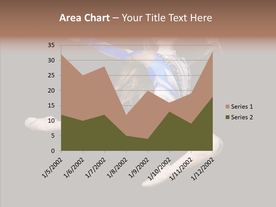 Gymnastics Training Aerobics PowerPoint Template