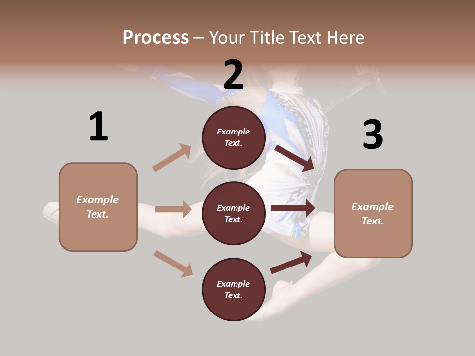 Gymnastics Training Aerobics PowerPoint Template